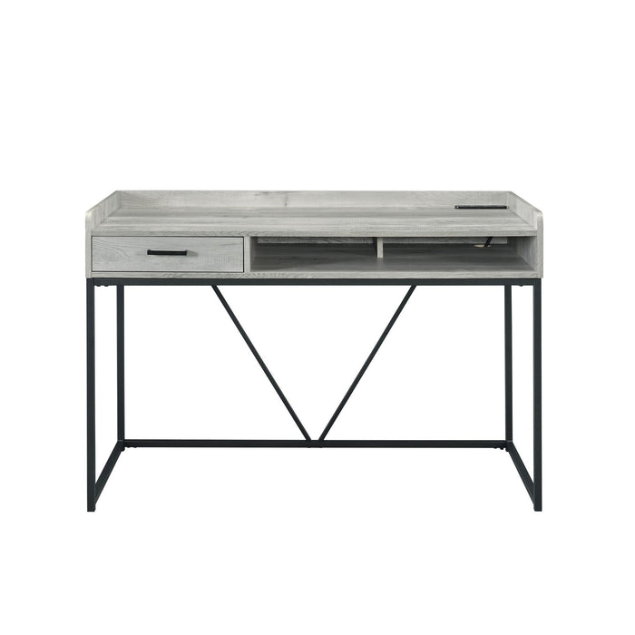 Preston - Desk - Gray - Stylish Home Furniture