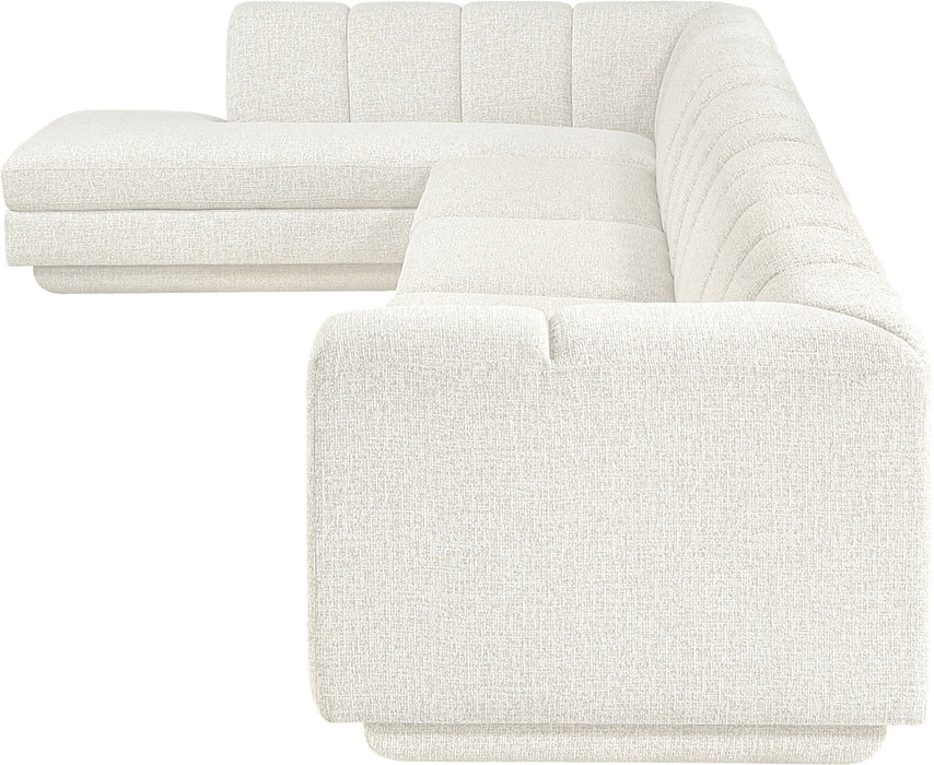Modari - Sectional - Cream - Stylish Home Furniture
