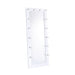Lindy - Floor Mirror With Lights - White - Stylish Home Furniture