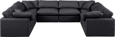 Indulge - Faux Leather 8 Piece Modular Sectional - Stylish Home Furniture