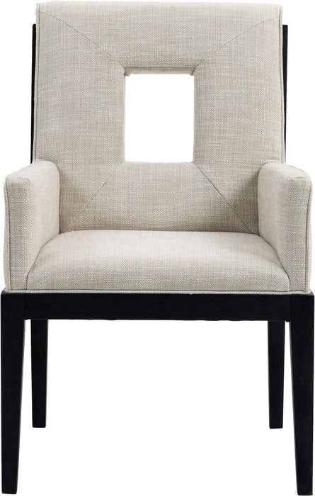Gwendolyn - Dining Arm Chair With Black Frame
