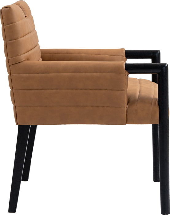 Aimee - Dining Arm Chair - Black Legs