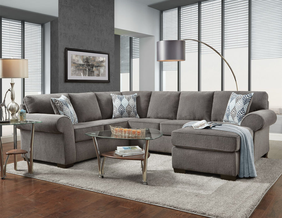 Charisma Smoke Sectional