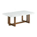 Morris - 2 Piece Occasional Marble Table Set - White - Stylish Home Furniture