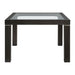 Elodie - Counter Table With Glass - Charcoal - Stylish Home Furniture