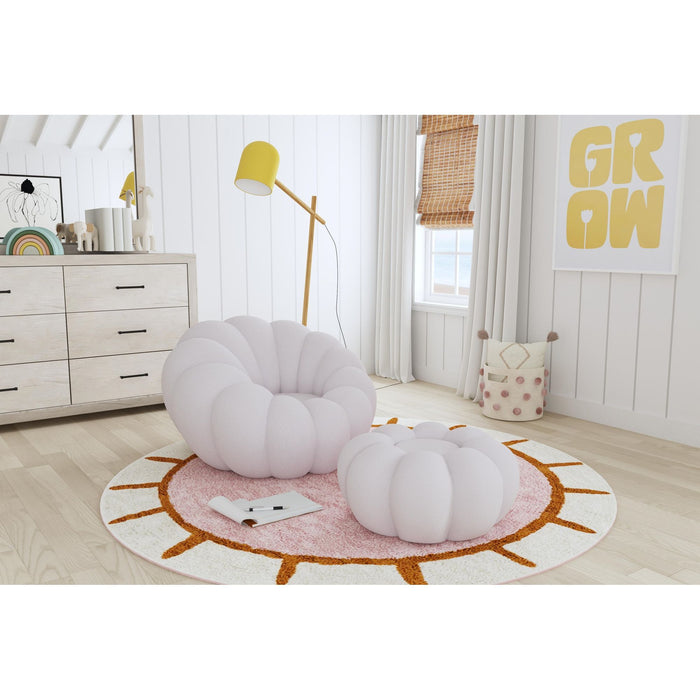 Bubble - Swivel Chair And Ottoman - Stylish Home Furniture