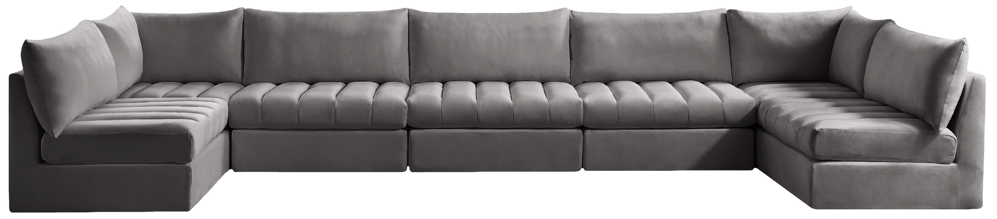 Jacob - Modular Sectional 7 Piece - Grey