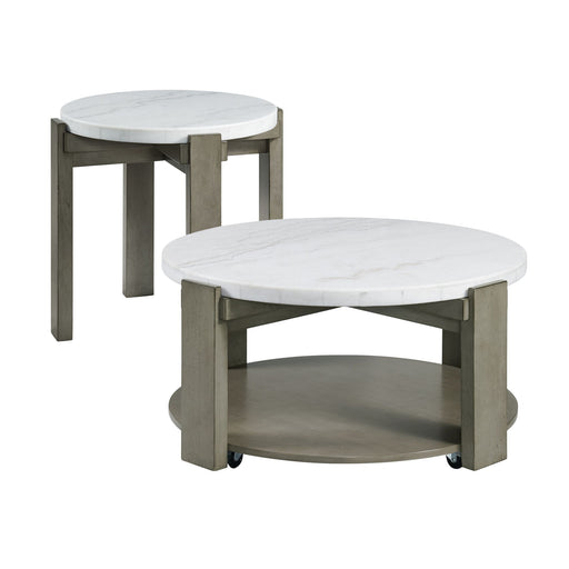 Rosamel - 2 Piece Occasional Table Set (Coffee Table And End Table) - Gray - Stylish Home Furniture