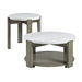 Rosamel - 2 Piece Occasional Table Set (Coffee Table And End Table) - Gray - Stylish Home Furniture