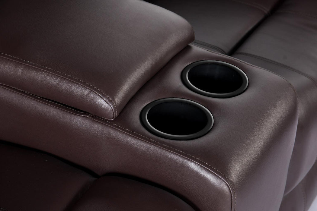 U191 - Motion Loveseat - Brown