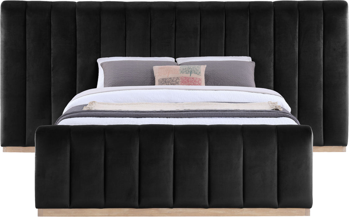 Amara - Velvet Upholstered Bed