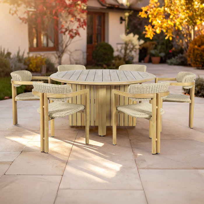 Sedona - Round Patio Dining Set - Stylish Home Furniture
