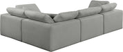 Comfy - 4 Piece Linen Fabric Modular Sectional - Stylish Home Furniture