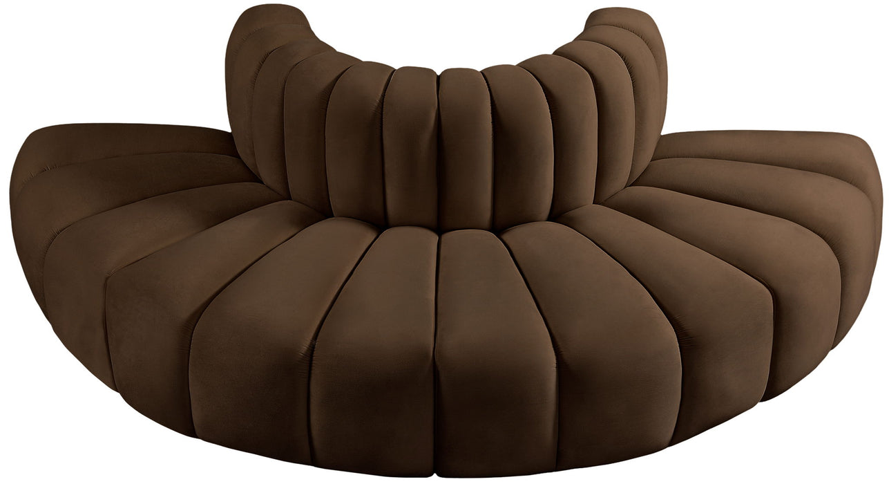 Arc - Velvet 4 Piece Modular Sofa