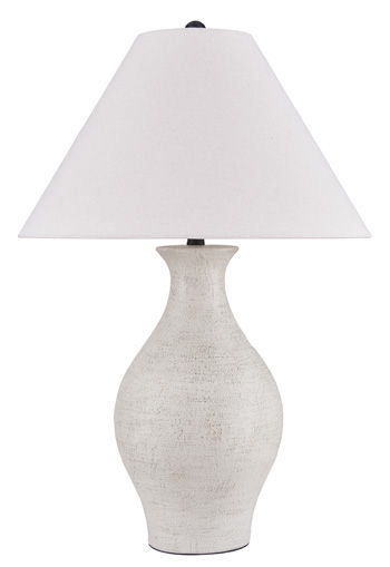 Ashbend - Ceramic Table Lamp - Antique White - Stylish Home Furniture