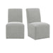 Nero - Upholstered Side Chair (Set of 2) - Gray - Stylish Home Furniture