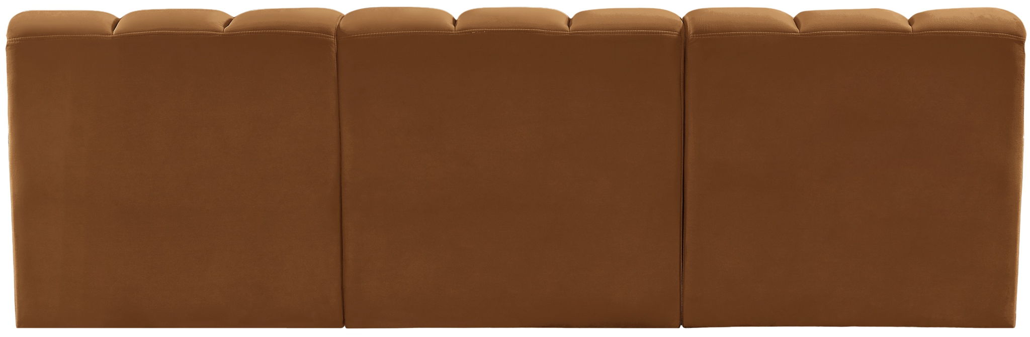 Arc - Velvet 3 Piece Modular Straight Sofa