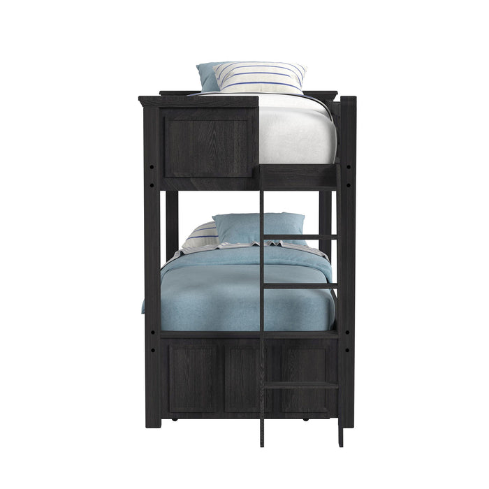 Hampton Kids - Bunk With Ladder And Trundle - Stylish Home Furniture