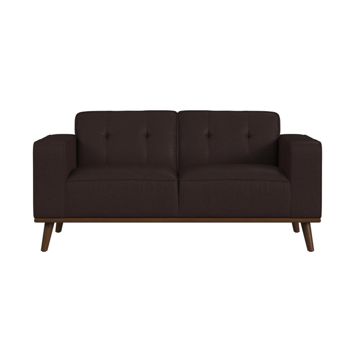 Destiny - Loveseat With Wood Front - Stylish Home Furniture