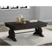 Stone - Coffee Table With PU Base - Dark Walnut - Stylish Home Furniture