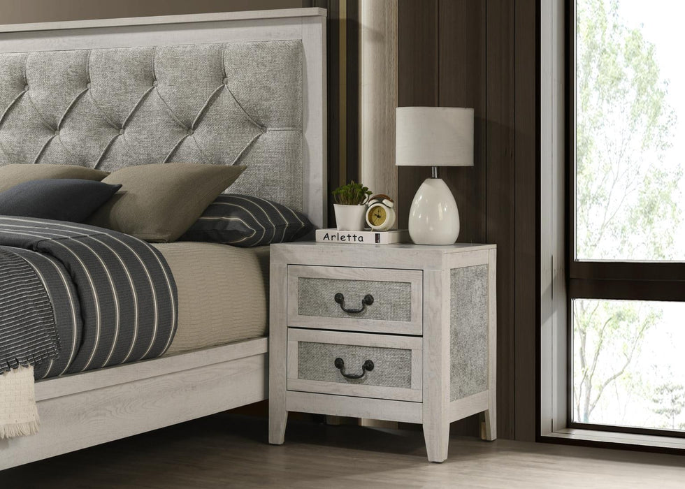 B505 - Nightstand - Off White