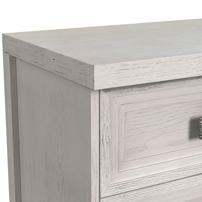 Avalanche - 3-Drawer Nightstand With USB - Antique White - Stylish Home Furniture