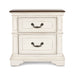 Anastasia - Nightstand - Antique White - Stylish Home Furniture