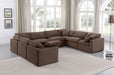 Indulge - Velvet 8 Piece Modular Sectional - Stylish Home Furniture
