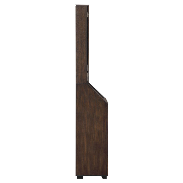 Bone - Dartboard Cabinet Ssg-120405 Cabinet With Dartboard - Dark Brown - Stylish Home Furniture