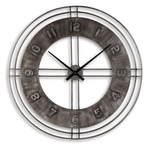 Ana Sofia - Wall Clock - Antique Gray - Stylish Home Furniture