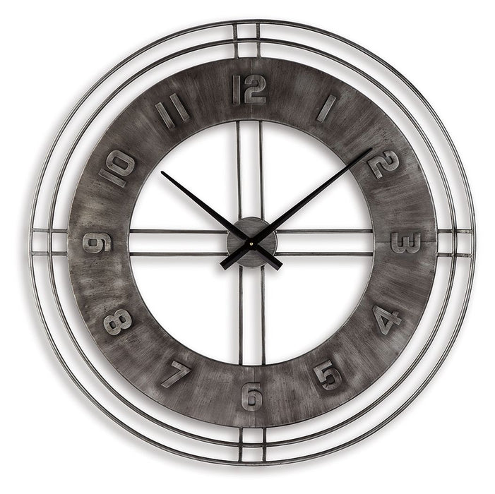 Ana Sofia - Wall Clock - Antique Gray - Stylish Home Furniture