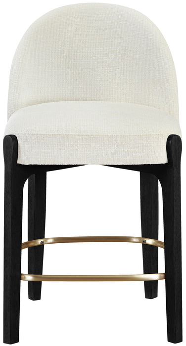 Torino - Counter Stool With Brushed Black Base