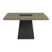 Jemma - Square Dining Table - Gray / Dark Espresso - Stylish Home Furniture