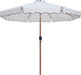 Amalfi - Aluminum Patio Umbrella - Black Base / Light Brown Pole - Stylish Home Furniture