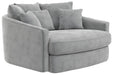 Matty - Round Accent Cuddle Chaise - Stylish Home Furniture