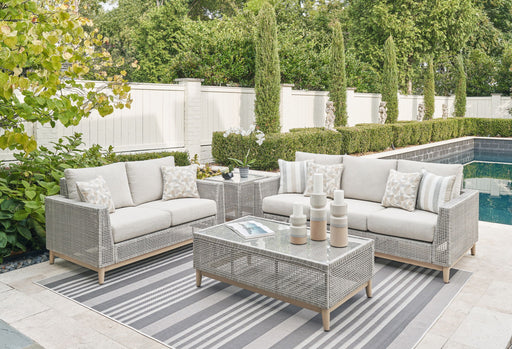 Seton Creek - 4 Pc. - Lounge Set - Gray - Stylish Home Furniture