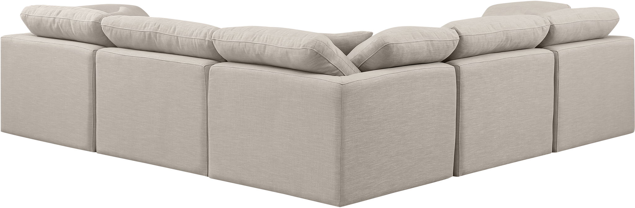 Indulge - Linen 5 Piece Modular Corner Sectional - Stylish Home Furniture