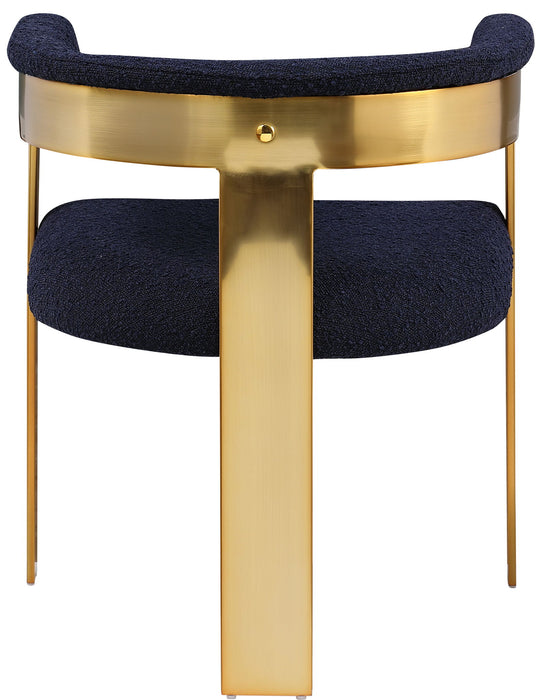 Romeo - Boucle Dining Chair With Gold Base (Set of 2)