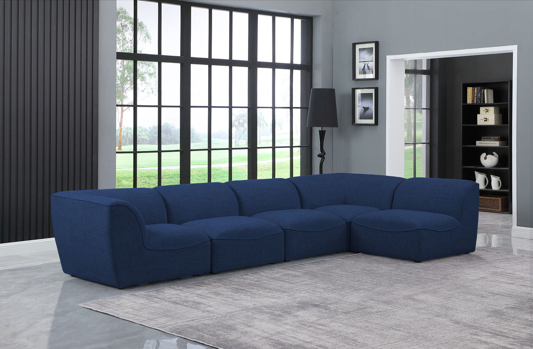 Miramar - Modular Sectional 5 Piece - Navy