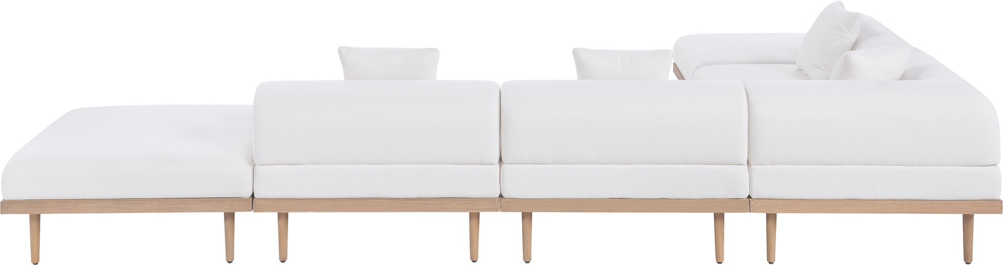 Laguna - 6 Piece 142" Outdoor Patio Modular Sectional