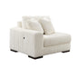 U244 - 6 Piece Living Room Set (2 Armless Chairs, 1 Console, 1 Right Chaise, 1 LAF, 1 Wedge) - White - Stylish Home Furniture