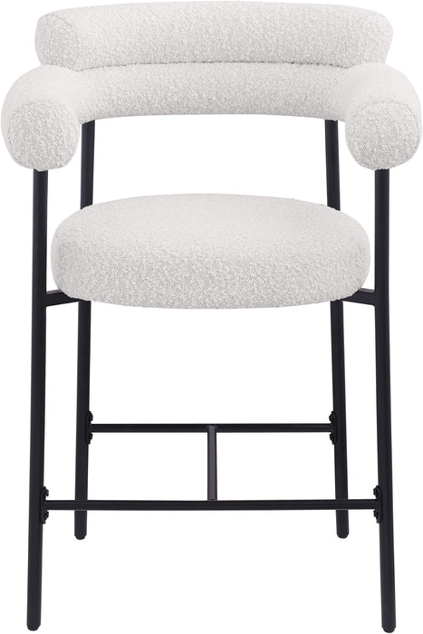 Blake - Counter Stool With Black Base (Set of 2)