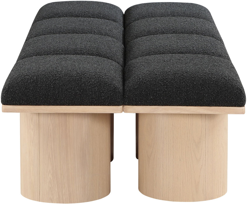 Pavilion - 8 Piece Modular Bench With Natural Base