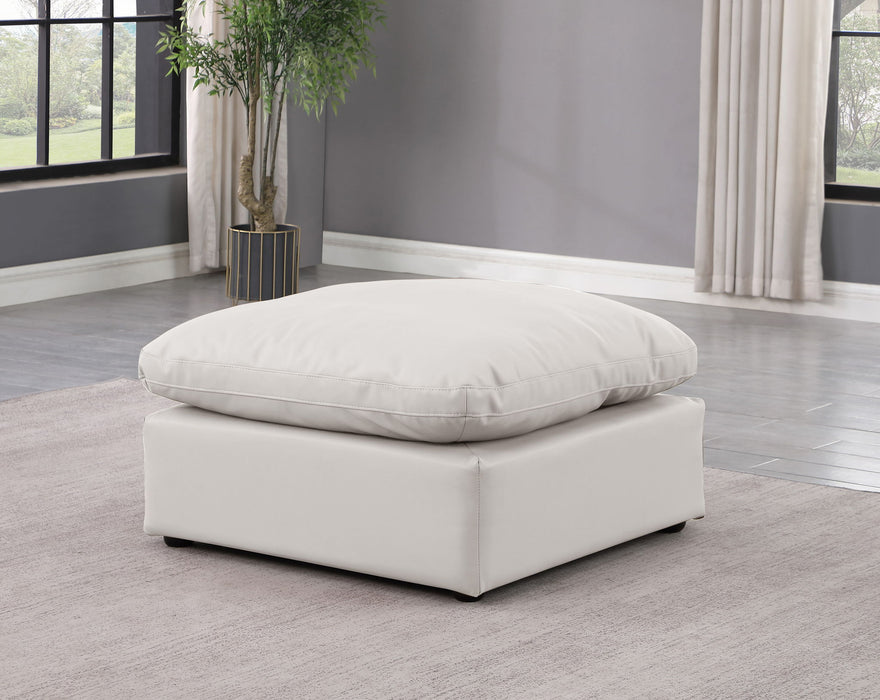 Indulge - Faux Leather Ottoman - Stylish Home Furniture
