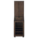 Bone - Dartboard Cabinet Ssg-120405 Cabinet With Dartboard - Dark Brown - Stylish Home Furniture