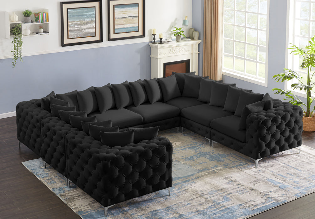 Tremblay - Modular Sectional 8 Piece - Black - Fabric