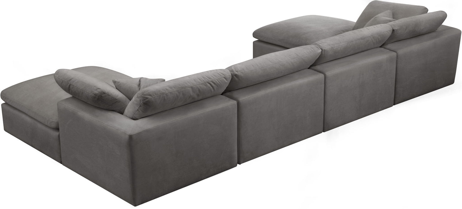 Cozy - 6 Piece Modular Double Chaise Sectional
