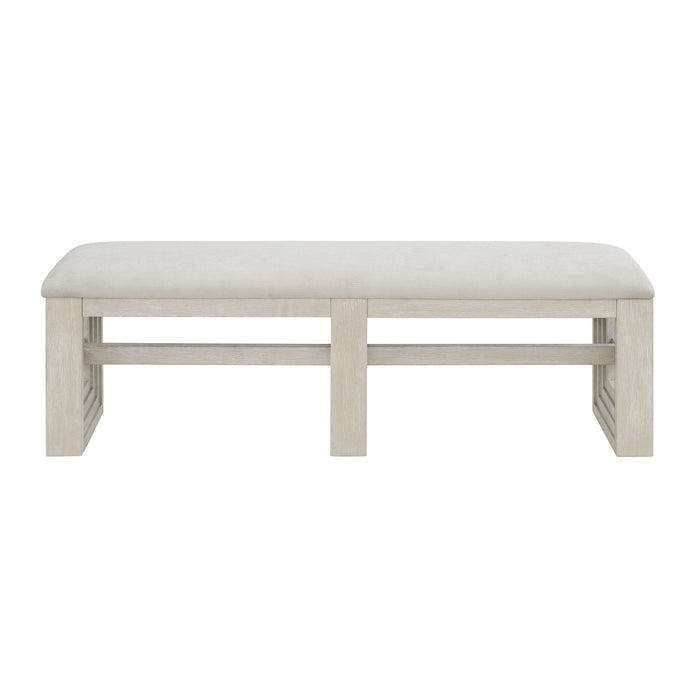 Avalanche - Dining Bench - Antique White - Stylish Home Furniture