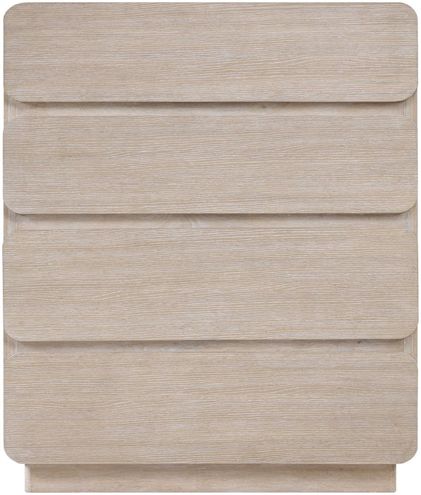 Adagio - Solid Wood And Oak Veneer Chest - Natural