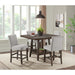 Seneca - Square Counter Table With Lazy Susan - Stylish Home Furniture